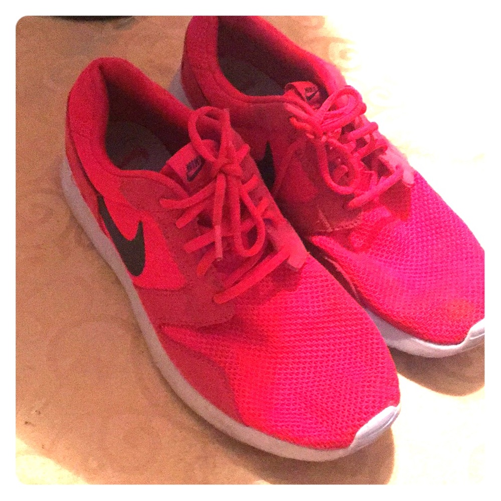 Red NIKE shoes
